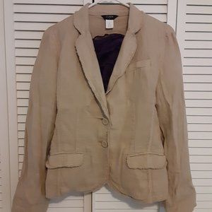 J Crew linen blazer